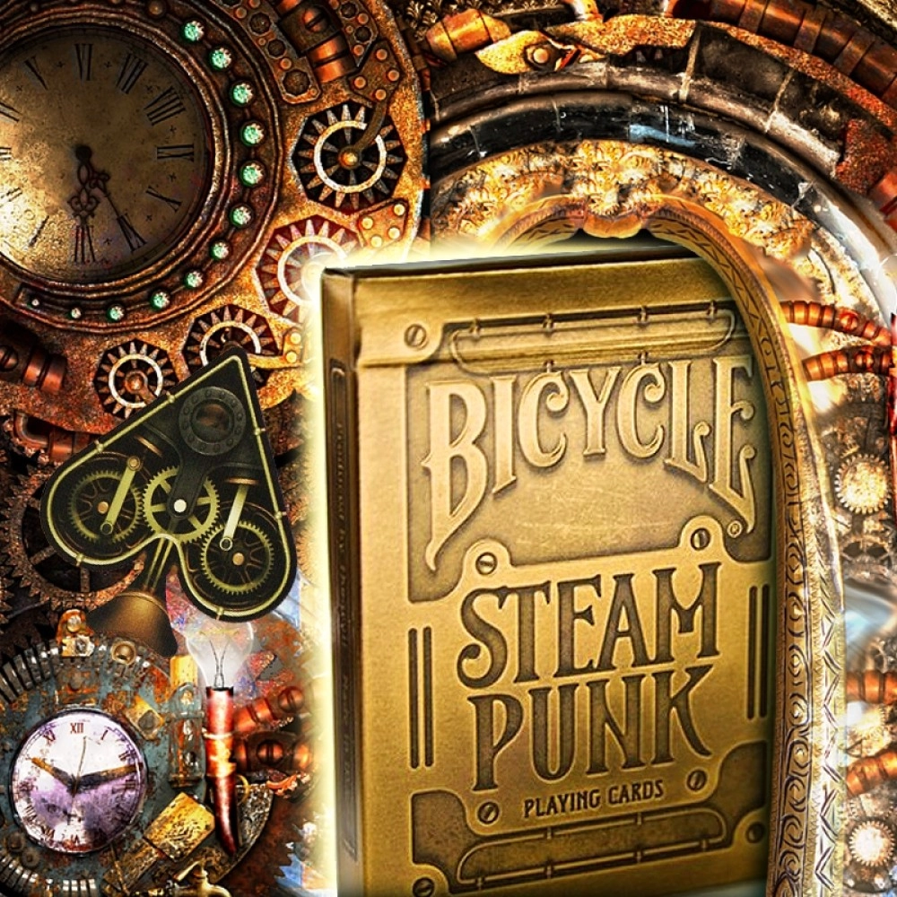 Mazzo di carte Bicycle - Steampunk - Gold