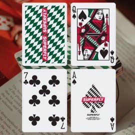 Mazzo di carte Superfly Royale Green Playing Cards