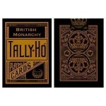 Mazzo di carte Tally Ho British Monarchy - Black - by LUX Playing Cards