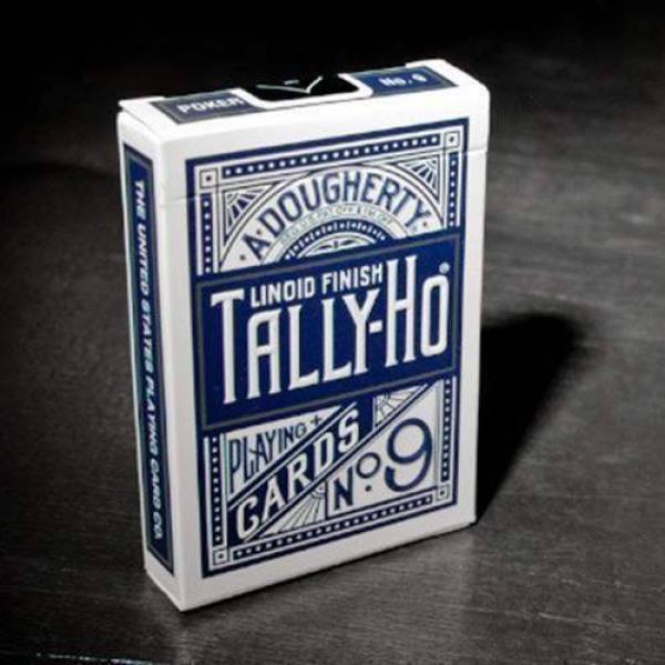 Mazzo di carte Tally Ho Titanium Edition Crimson Blue by Theory11