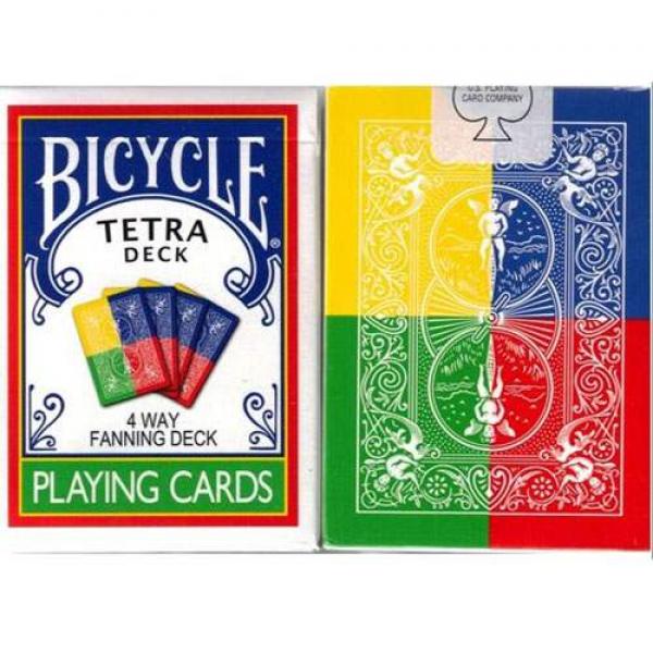 Mazzo di Carte Bicycle Tetra Deck - 4 Way Fanning ...