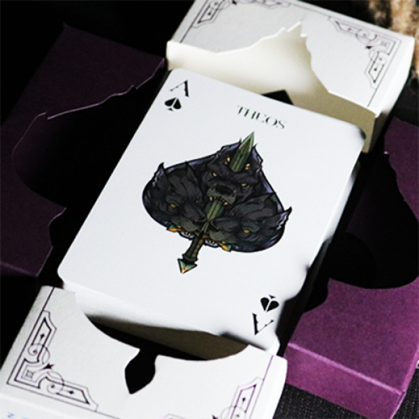 Mazzo di carte Deluxe Limited Edition Theos Playing Cards (Purple)
