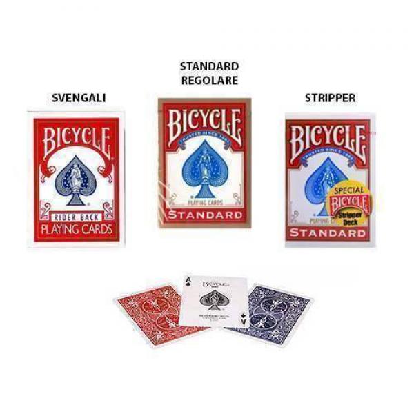 Mazzi di carte Bicycle Trio del Baro GOLD - dorsi ...
