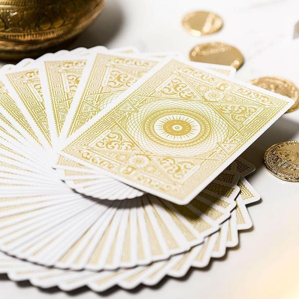 Mazzo di carte White Aurelian Playing Cards
