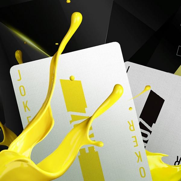 Mazzo di carte ZONE Playing Cards V2 Yellow by Bocopo