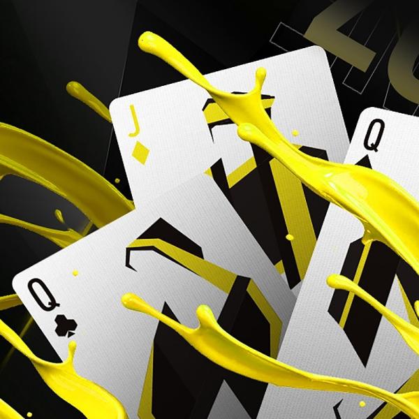Mazzo di carte ZONE Playing Cards V2 Yellow by Bocopo