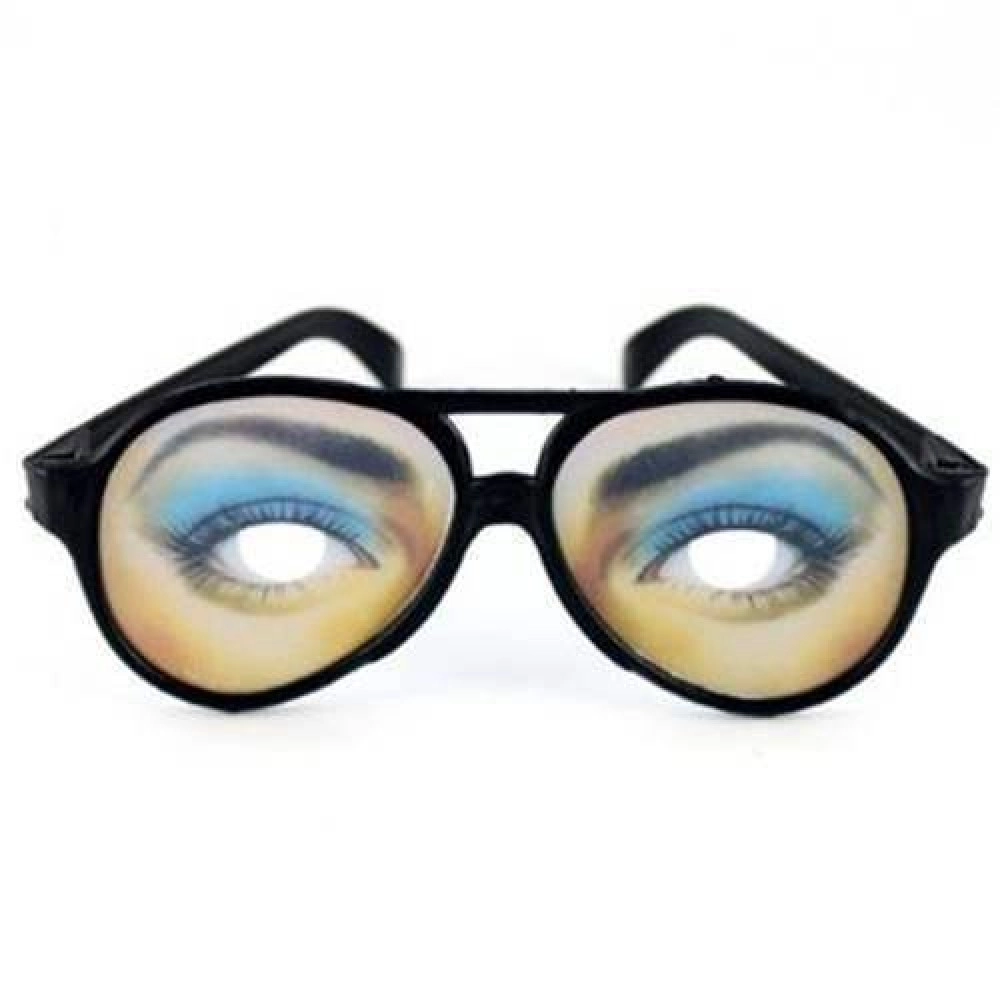 Occhiali Gag Donna - 1 Pair Female Joke Funny Glasses 
