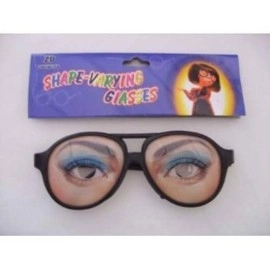 Occhiali Gag Donna - 1 Pair Female Joke Funny Glasses 