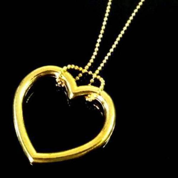 Anello in catena a forma di cuore (Gold)