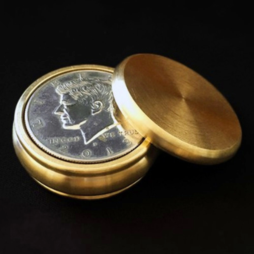 Buddha Slot Box Half Dollar - ottone