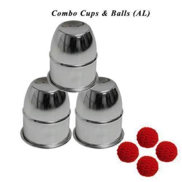 Combo Cups & Balls (alluminio) by Premium magic