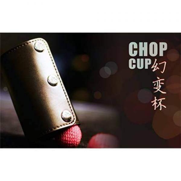 Chop Cup in Cuoio con Palline