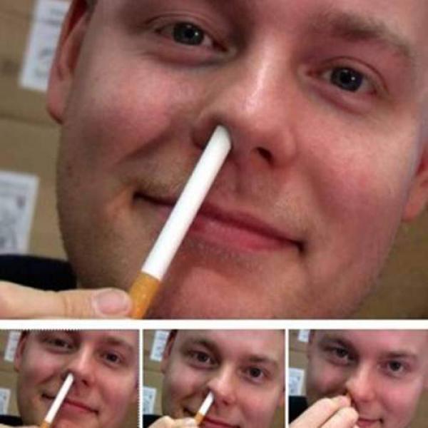 Cigarette Up the Nose by Gary Kosnitzky - Sigaretta nel naso