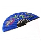 Ventaglio da manipolazione Professionale - Dragon and Phoenix (Blu)