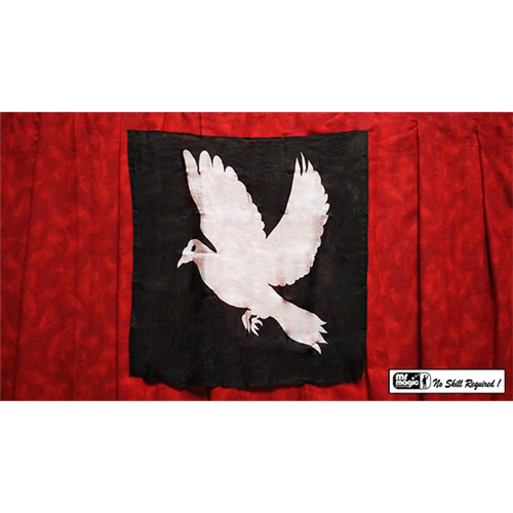 Production Silk Dove Print 40cm x 38cm by Mr. Magic