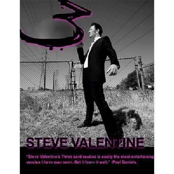 3 Card Routine (Cards and DVD) by Steve Valentine 