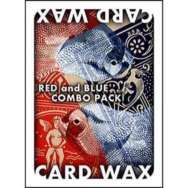 Cera per Carte da gioco (rosso e blu) - Card Wax C...