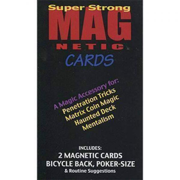 Magnetic Bicycle Cards (2 pack-Red) - 2 carte magn...