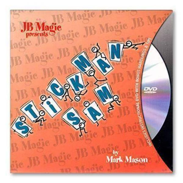 Stick Man Sam by Mark Mason and JB Magic (DVD e Gimmick)