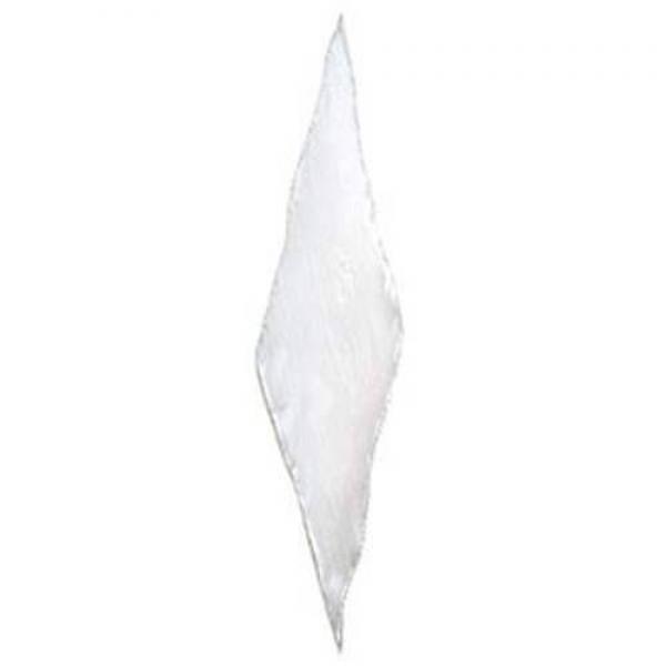Foulard di seta a forma di rombo - Bianco