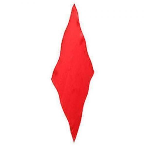 Foulard di seta a forma di rombo - Rosso