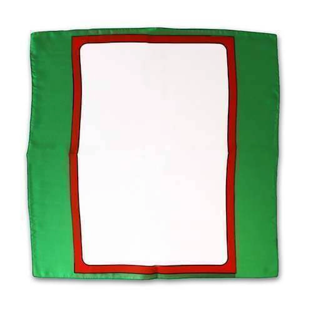 Sitta Card Silk - Verde - Cm 45 x 45 - Carta bianca