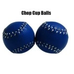 Palline Chop Cup in Cuoio Blu - 2,5 cm (Set di 2) by Leo Smetsers