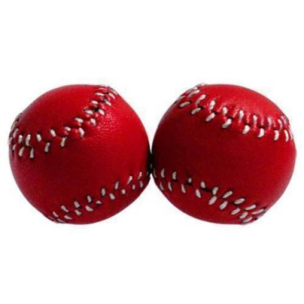Palline Chop Cup in Cuoio Rosse - 2.5 cm (Set di 2) by Leo Smetsers