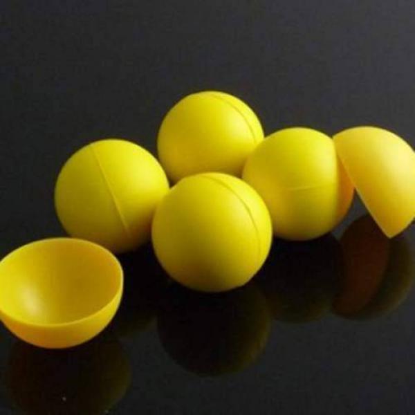 Moltiplicando le palle da biliardo (gomma morbida) - Giallo 4,1 cm