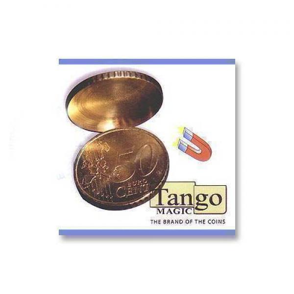 Expanded Shell Coin (steel back) - 50 cents Euro by Tango Magic - Conchiglia Espansa