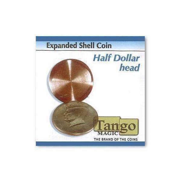 Expanded Shell Coin - Half Dollar (head) by Tango Magic - Conchiglia Espansa