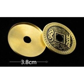 Expanded Shell Super Chinese Coin (Morgan Size - Ottone) - Conchiglia Espansa