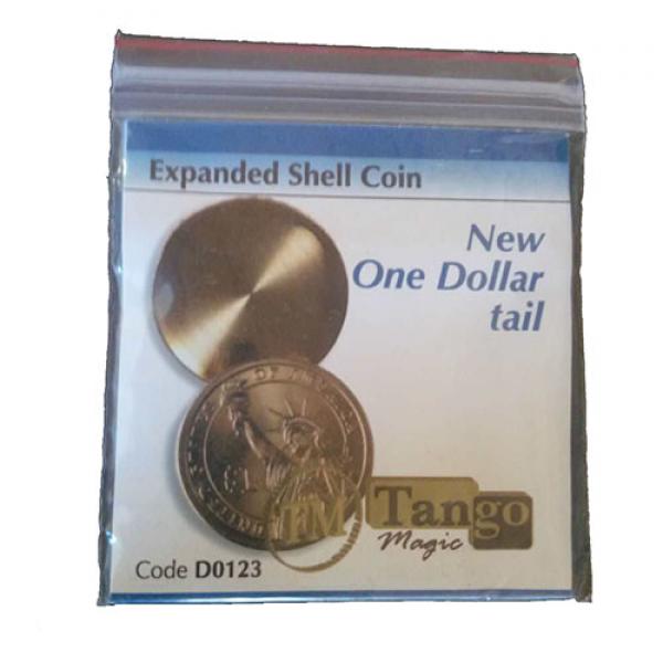 Expanded Shell New One Dollar (Tails) by Tango Magic - Conchiglia Espansa