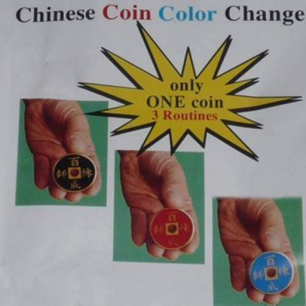 Monete cinesi che cambiano colore