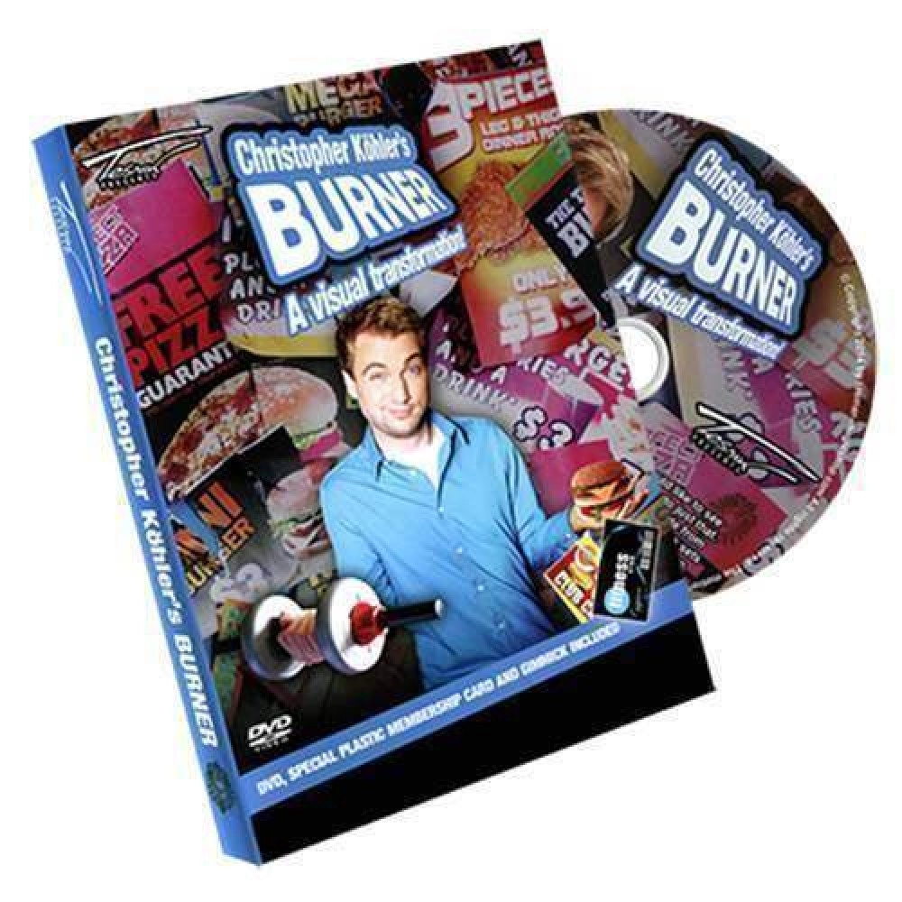 Burner by Christopher Köhlers Burner - DVD e Gimmick 