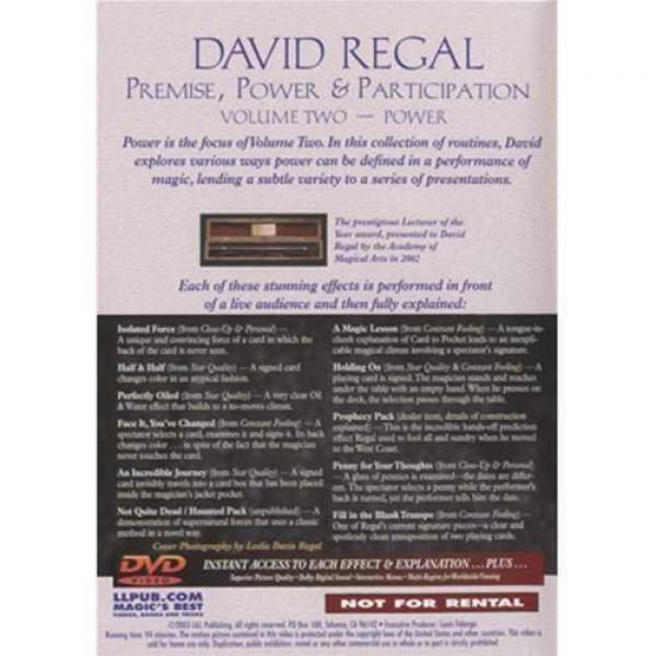 Premise Power & Participation Vol. 2 by David Regal and L & L Publishing - DVD