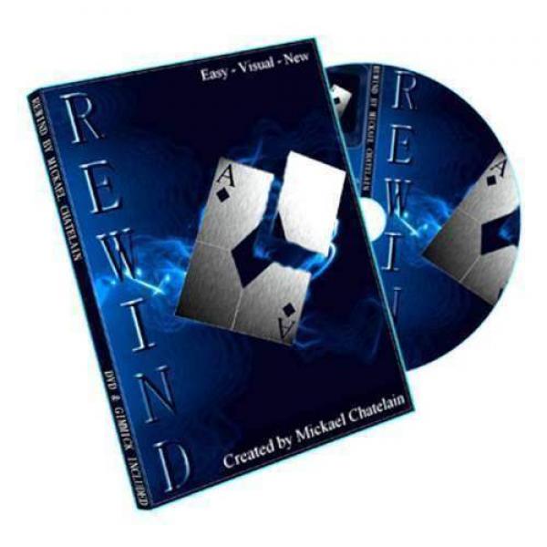 Rewind (Gimmick and DVD, doppio dorso BLU) by Mickael Chatelain