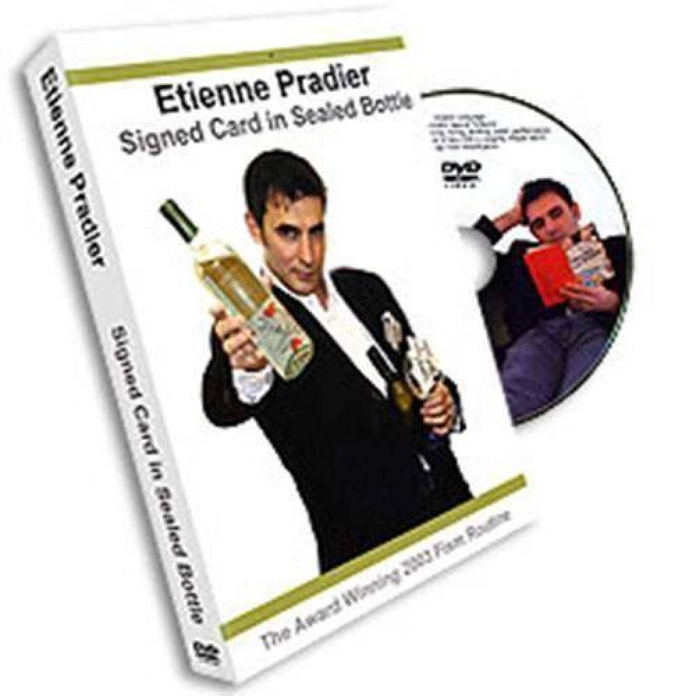 Signed Card in Sealed Bottle by Etienne Pradier - DVD