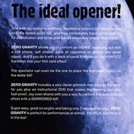 Zero Gravity by Jay Sankey - DVD e Gimmick 