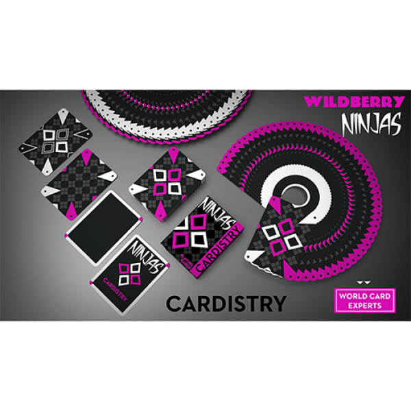 Mazzo di carte Cardistry Ninja Wildberry by De'vo vom Schattenreich and Handlordz