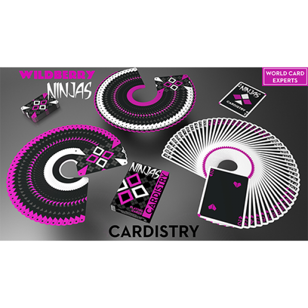 Mazzo di carte Cardistry Ninja Wildberry by De'vo vom Schattenreich and Handlordz