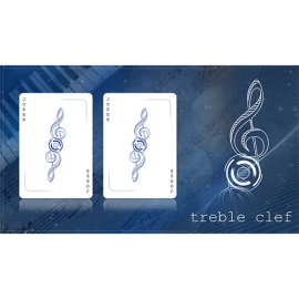 Mazzo di carte Treble Clef (Blue) Playing Cards
