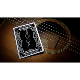 Treble Clef (Black) Playing Cards