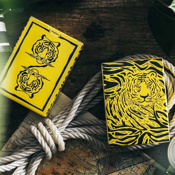 Mazzo di Carte The Hidden King Playing Cards Yellow by BOMBMAGIC