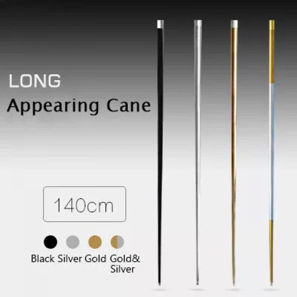 Appearing Long Cane - Silver - Metal (1.4 mt - 1.5 mt)
