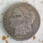 1883-American S Morgan Coin Replica collezione di monete Commemorative da un dollaro