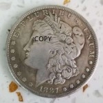 1887-American S Morgan Coin Replica collezione di monete Commemorative da un dollaro