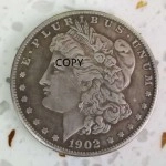 1902-American S Morgan Coin Replica collezione di monete Commemorative da un dollaro