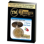 Expanded Shell Coin (steel back) - 2 Euro by Tango Magic - Conchiglia Espansa