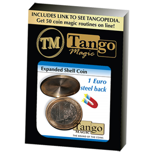 Expanded Shell Coin (steel back) - 1 Euro by Tango Magic - Conchiglia Espansa